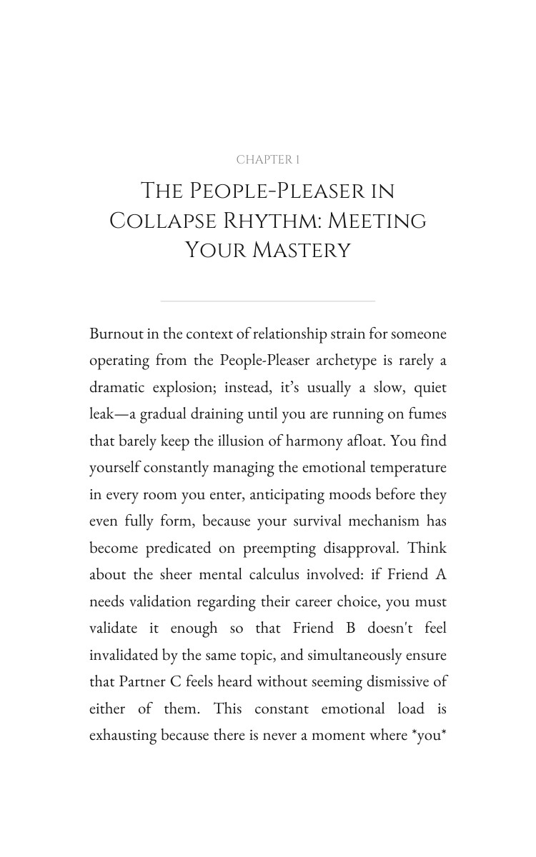 People-Pleaser in Collapse: Relationship Strain Ascension: Your Reality Unleashed interior preview