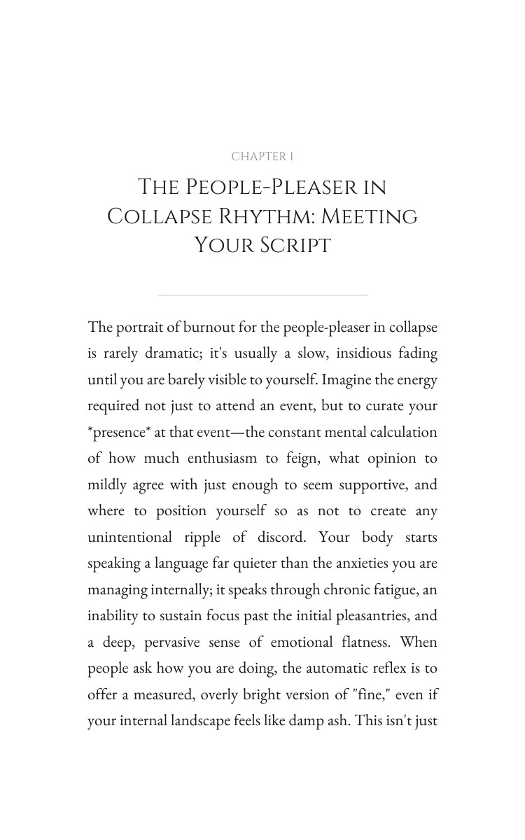 People-Pleaser in Collapse Social Withdrawal Foundations: Your Journey Strategy interior preview