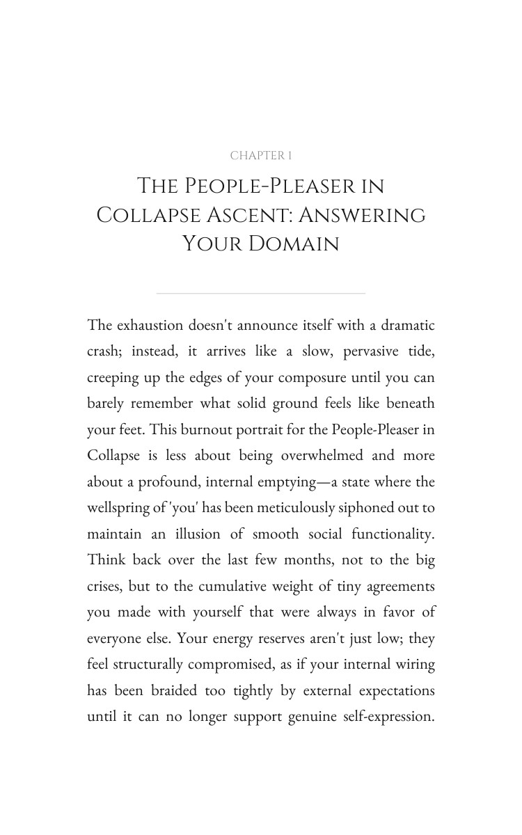 People-Pleaser in Collapse Values Misalignment Resource: Ground Your Flame interior preview