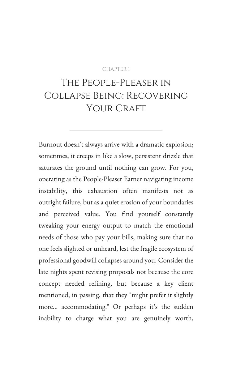 People-Pleaser in Collapse: Your Income Instability Mastery: Your Shift Embodied interior preview
