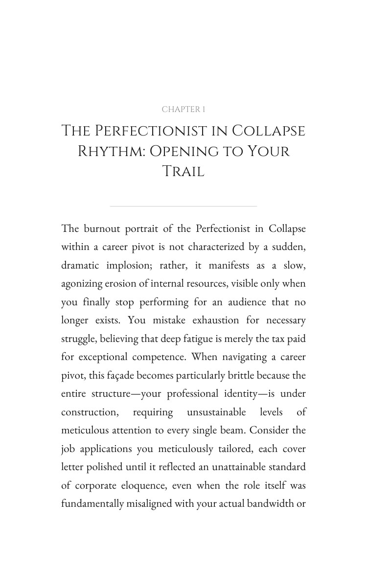 Perfectionist in Collapse Career Pivot Field Guide: Target Your Expedition interior preview