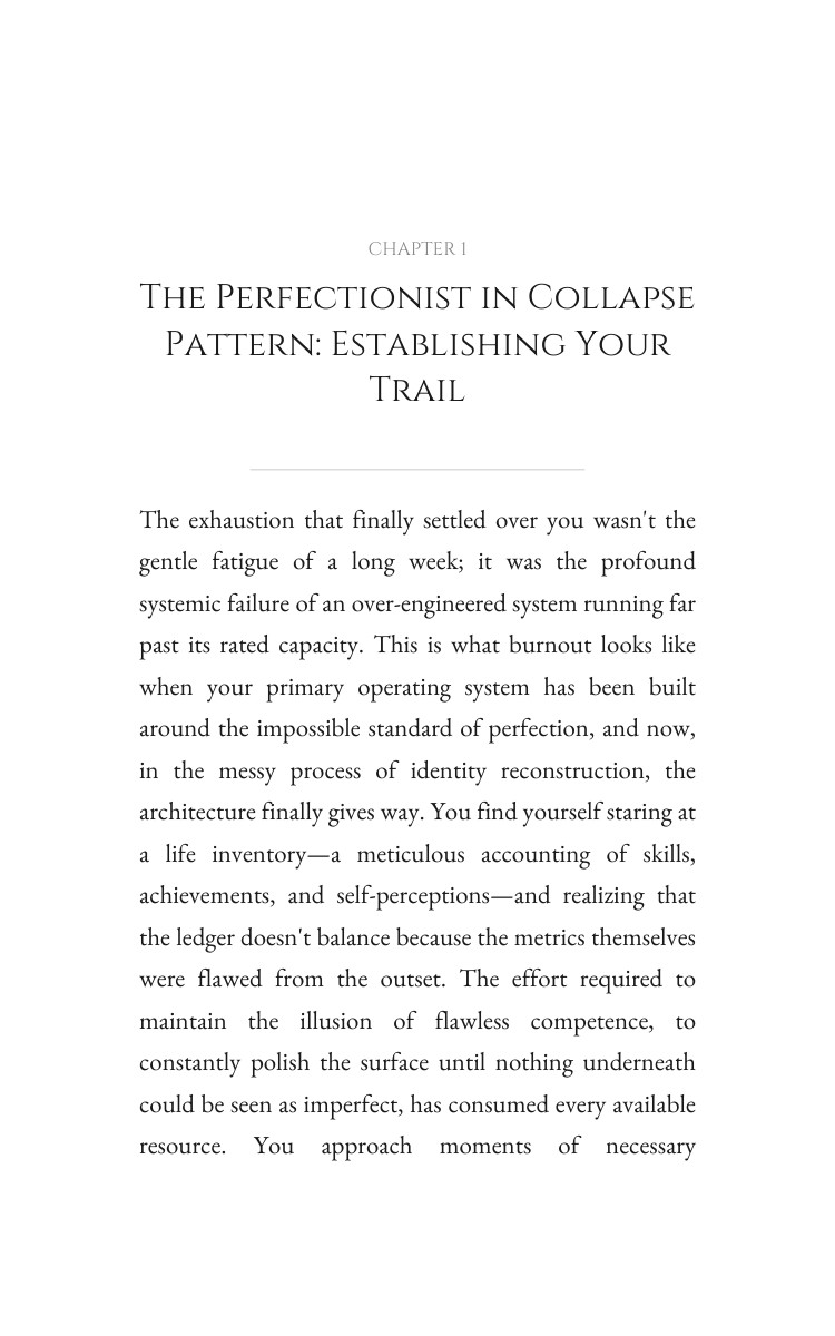 Perfectionist in Collapse Identity Reconstruction Encyclopedia: Your Presence Conducted interior preview