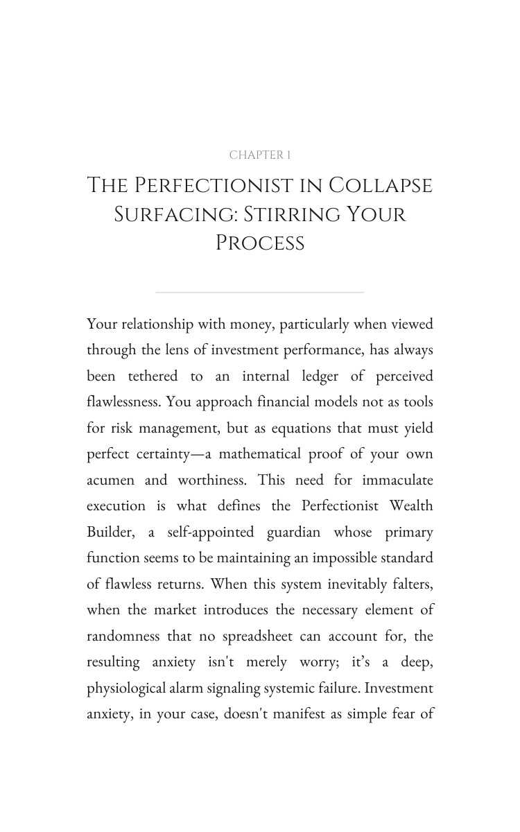 Perfectionist in Collapse Investment Anxiety Cornerstone: Your State Transcended interior preview