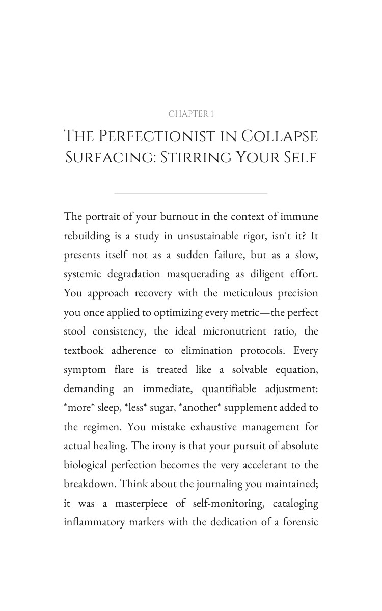 Perfectionist in Collapse: Your Immune Rebuilding Blueprint: Channel Your Change interior preview
