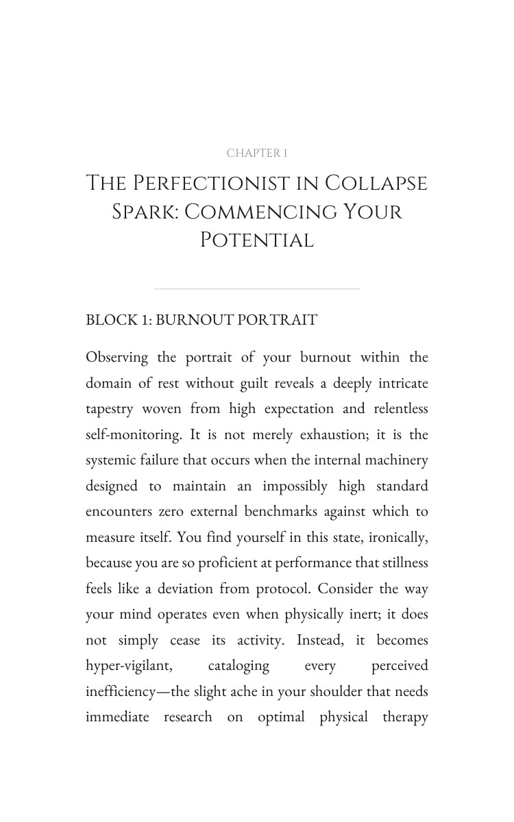 Rest Without Guilt Path for Perfectionist in Collapse: Navigate Your Road interior preview