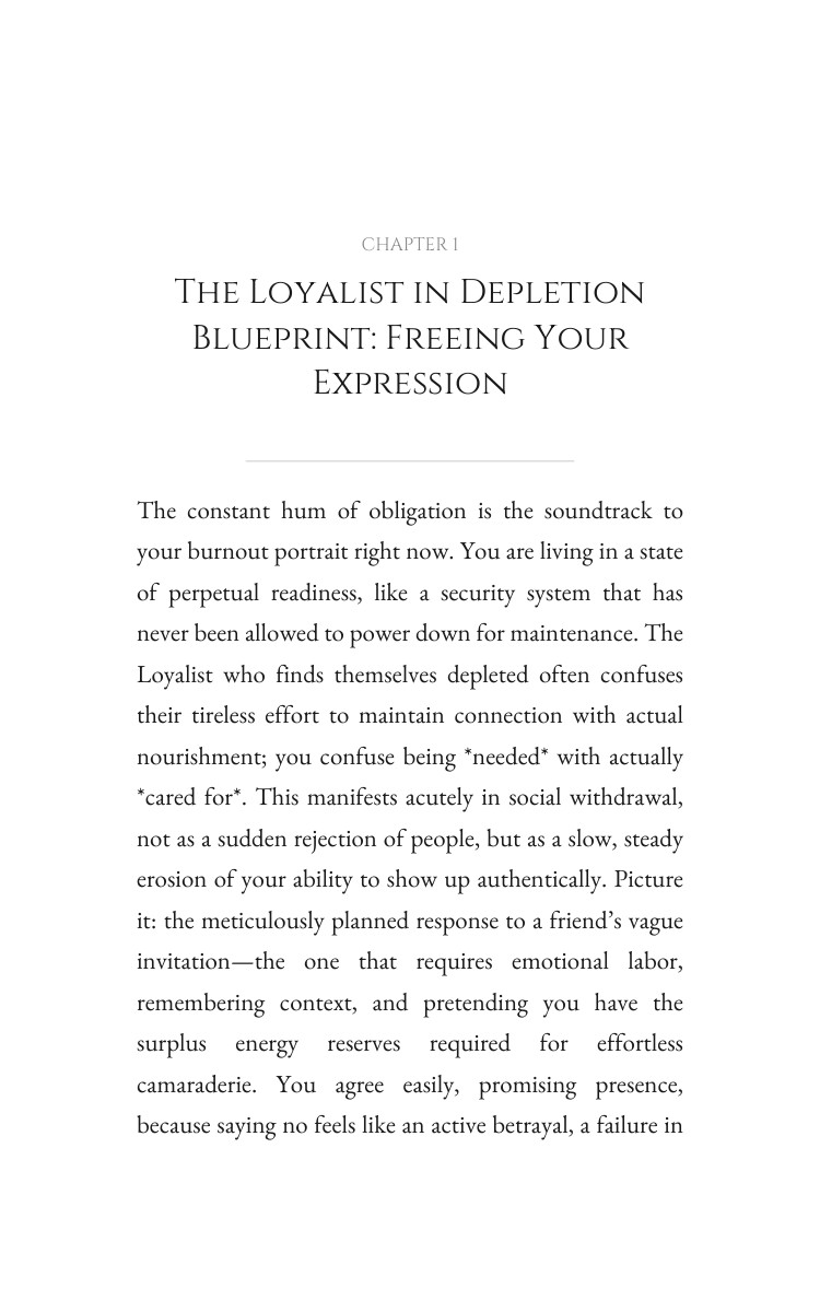 Social Withdrawal Resource: Loyalist in Depletion: Weaponize Your Nature interior preview