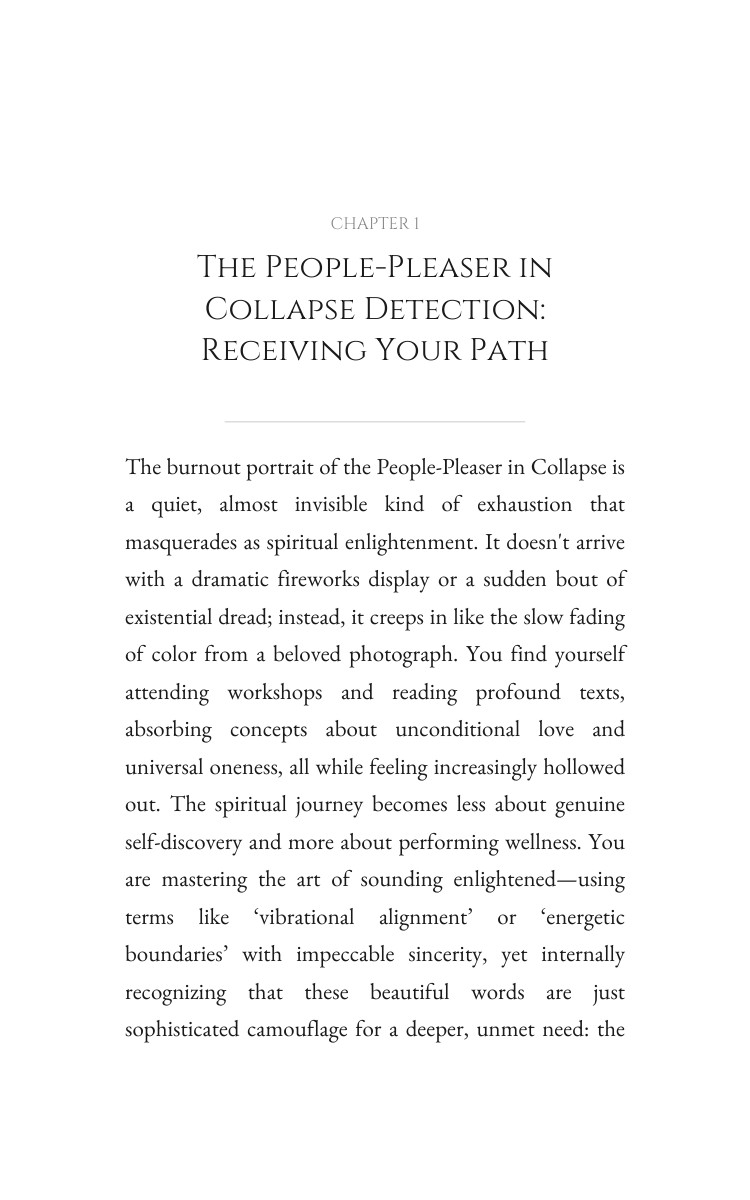 Spiritual Bypassing Guide for People-Pleaser in Collapse: Own Your Work interior preview