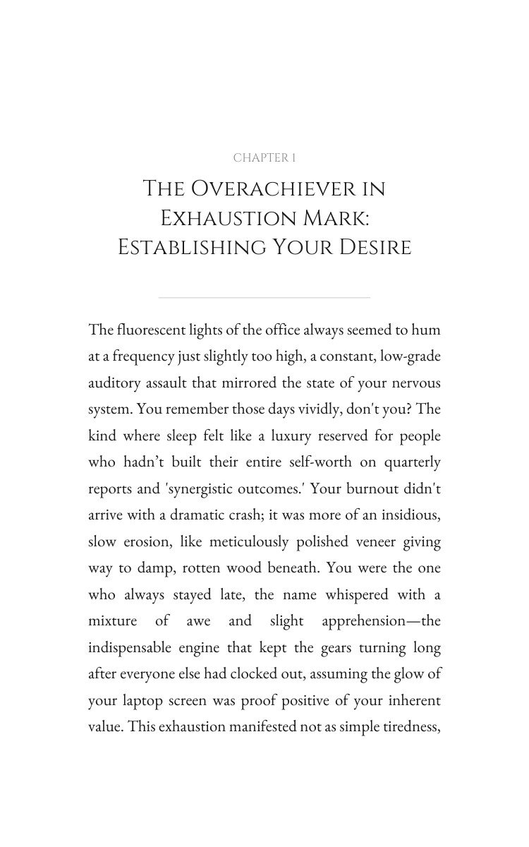 Toxic Workplace Exit Journey: Overachiever in Exhaustion: Cultivate Your Change interior preview