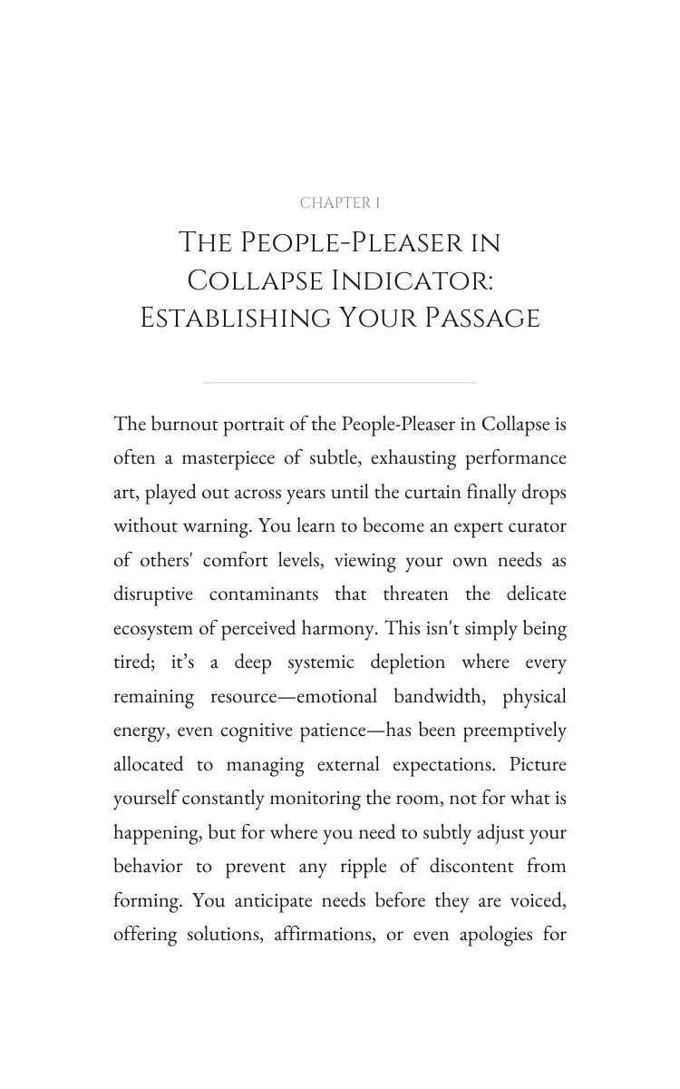 Trust Erosion Solution for People-Pleaser in Collapse: Weaponize Your Longing interior preview