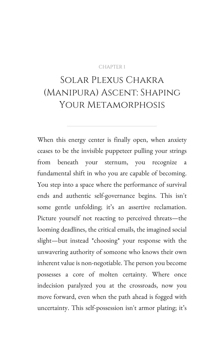 Anxiety System: Solar Plexus Chakra (Manipura): Align Your Art interior preview