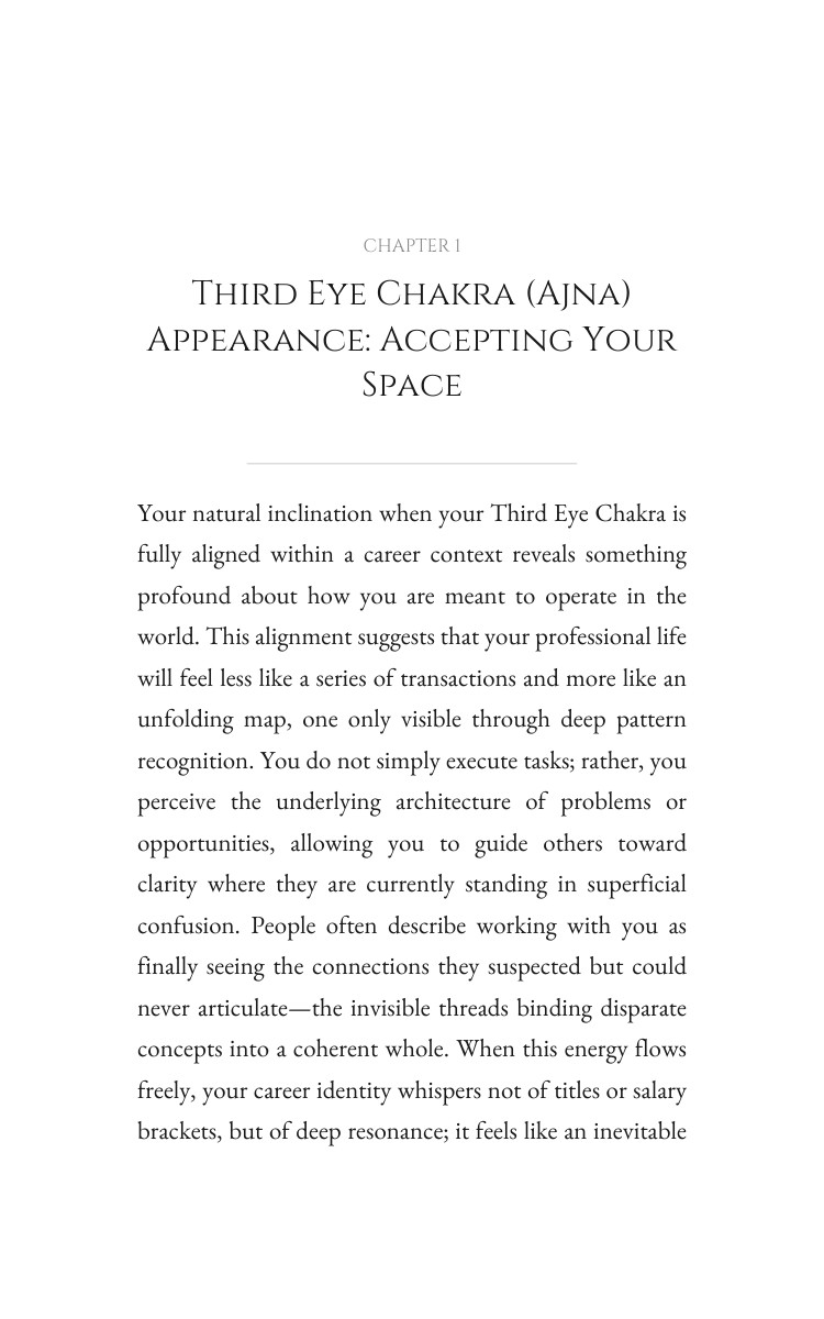 Career Path for Third Eye Chakra (Ajna): Master Your Narrative interior preview