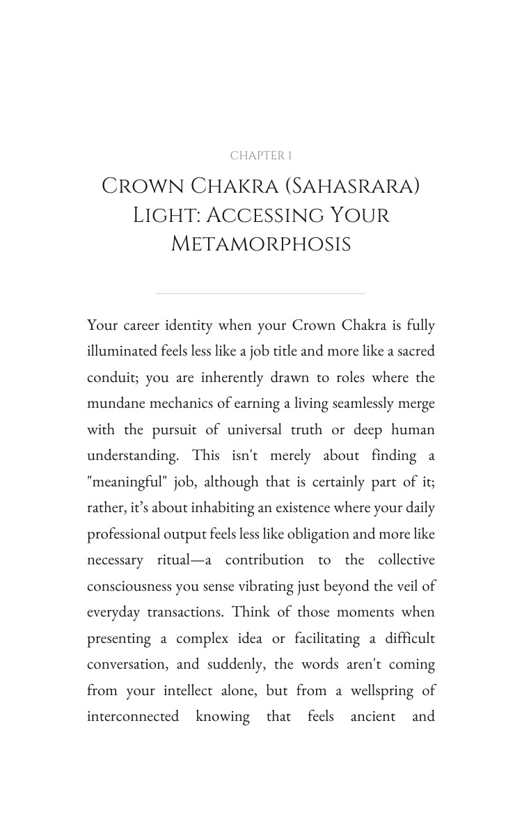 Crown Chakra (Sahasrara) Career Protocol: Structure Your Capacity interior preview