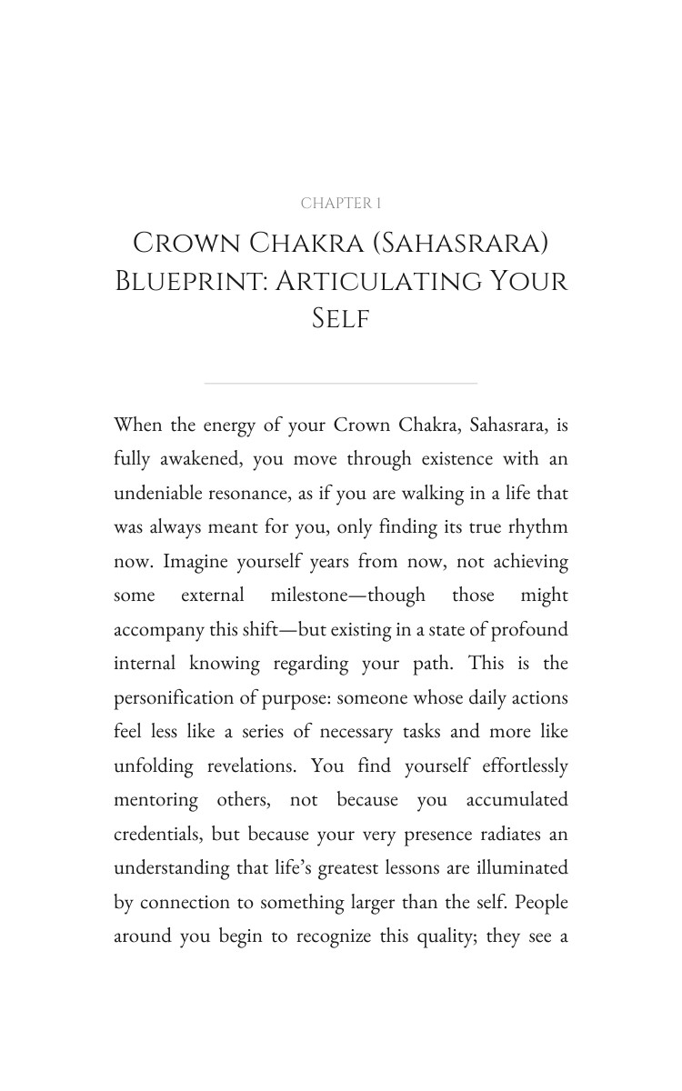 Crown Chakra (Sahasrara): Purpose Strategies: Your Soul Unleashed interior preview