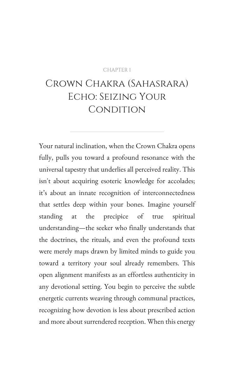 Crown Chakra (Sahasrara) Spirituality Mastery: Your Work Liberated interior preview