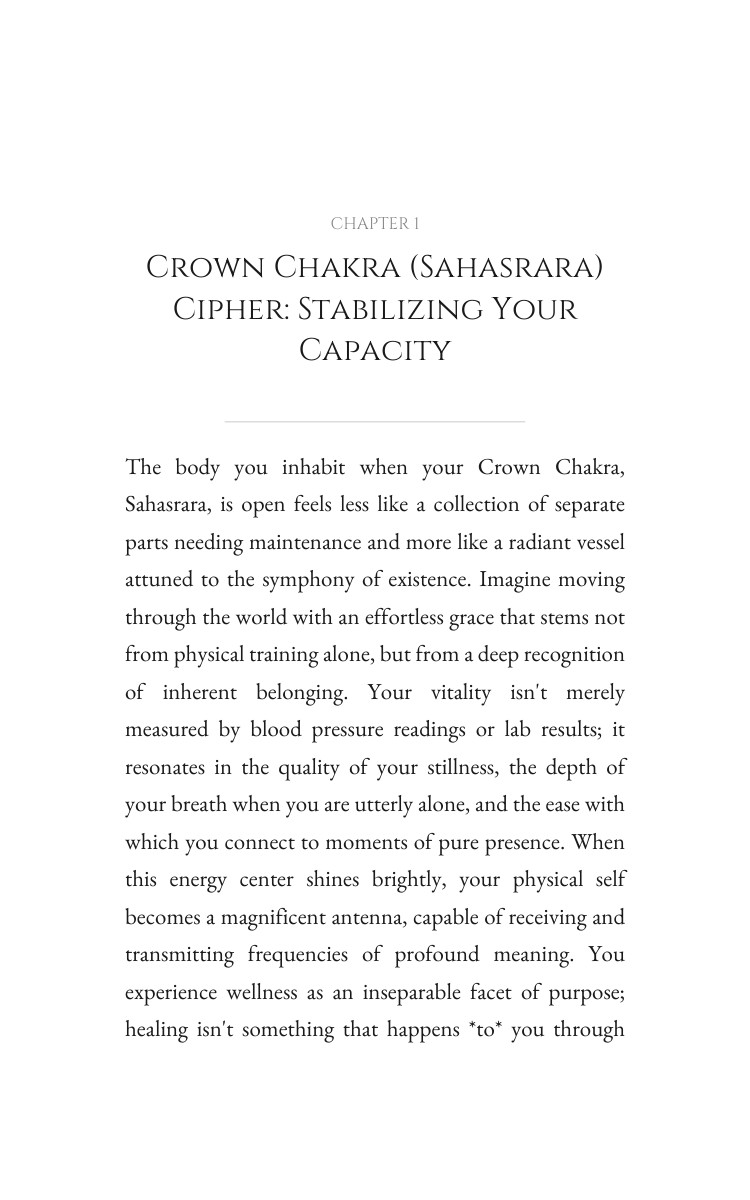Crown Chakra (Sahasrara) Way: Health: Your Flame Liberated interior preview