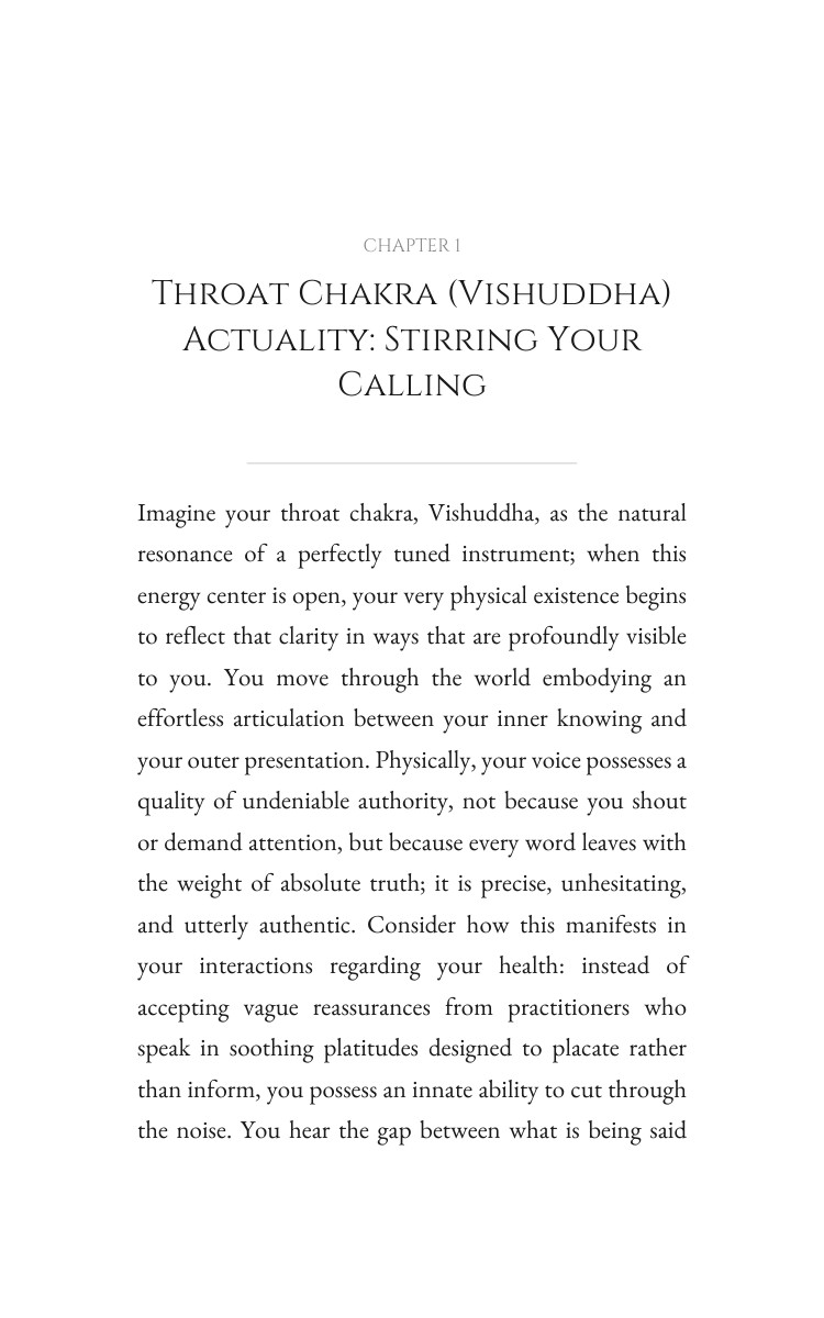 Health Manual for Throat Chakra (Vishuddha): Strengthen Your Capacity interior preview