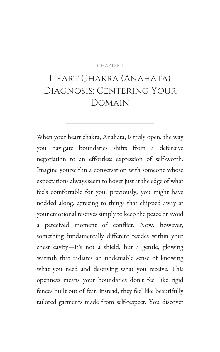 Heart Chakra (Anahata) Boundaries: Strategic Guide: Deepen Your Expression interior preview