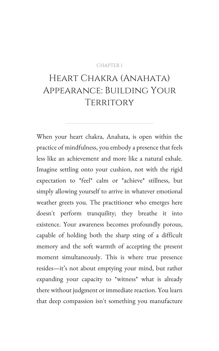 Heart Chakra (Anahata): Mindfulness Integration: Your Being Blueprint interior preview