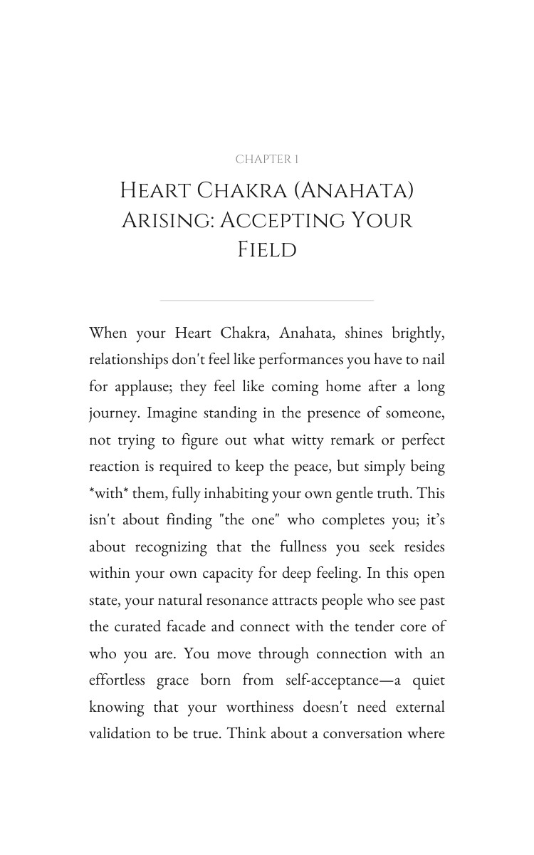 Heart Chakra (Anahata) Path to Relationships: Your Story Evolved interior preview