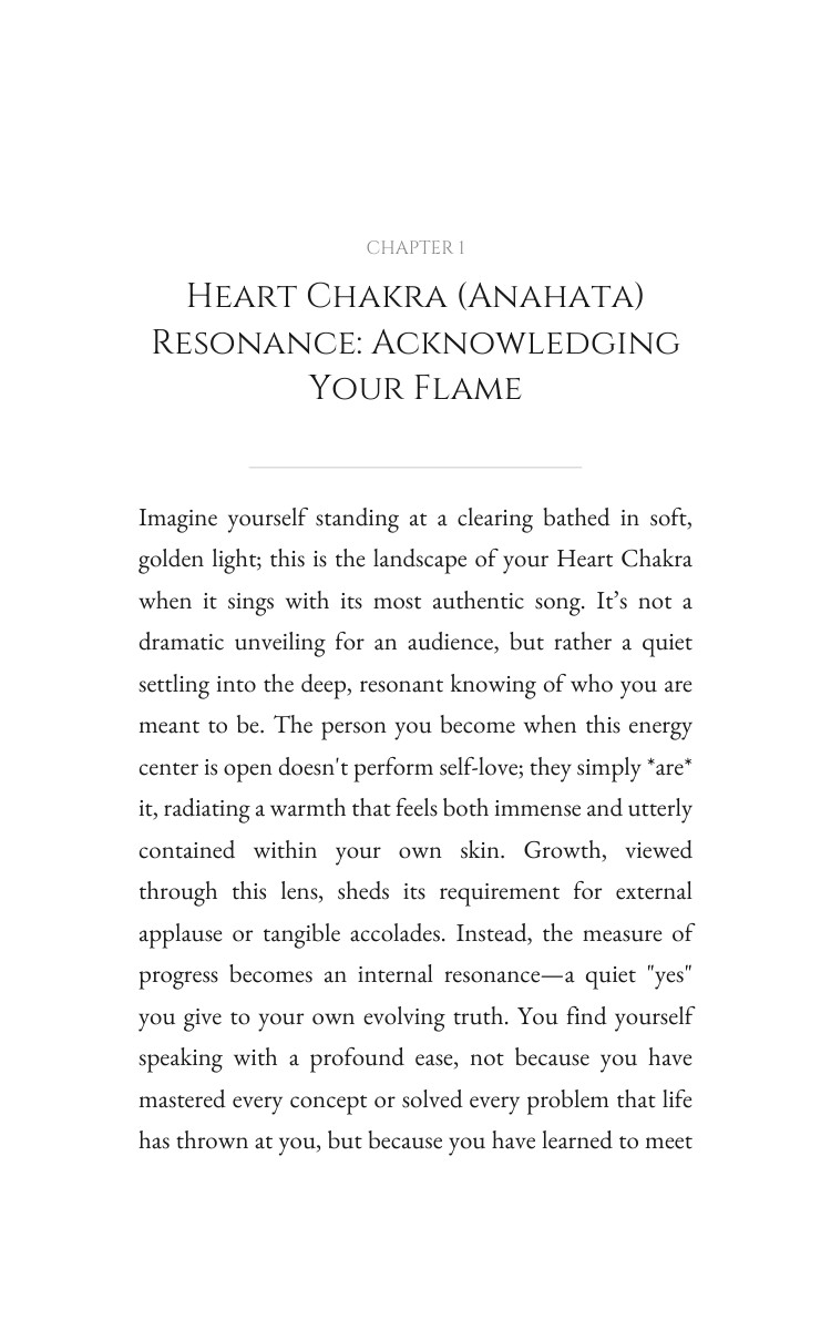 Heart Chakra (Anahata) Personal Growth Keystone: Your Transition Decoded interior preview
