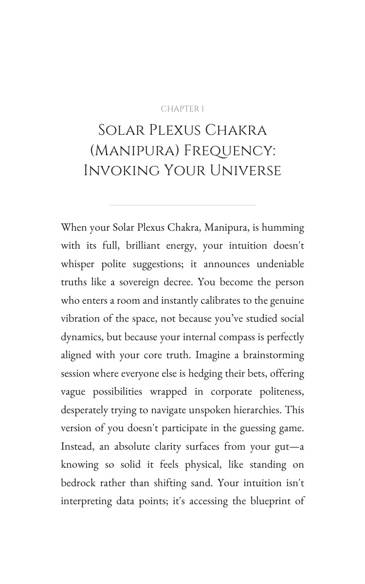 Intuition Journey: Solar Plexus Chakra (Manipura): Your Route Clarified interior preview
