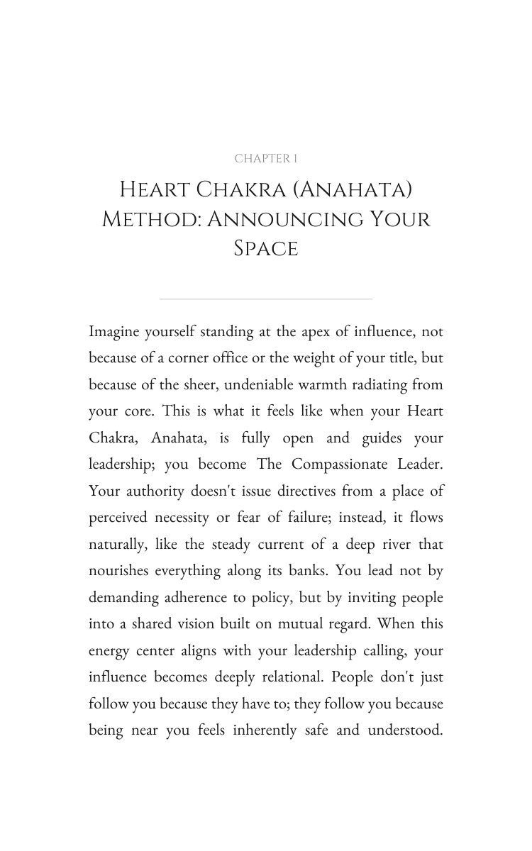 Leadership Path for Heart Chakra (Anahata): Engineer Your Energy interior preview