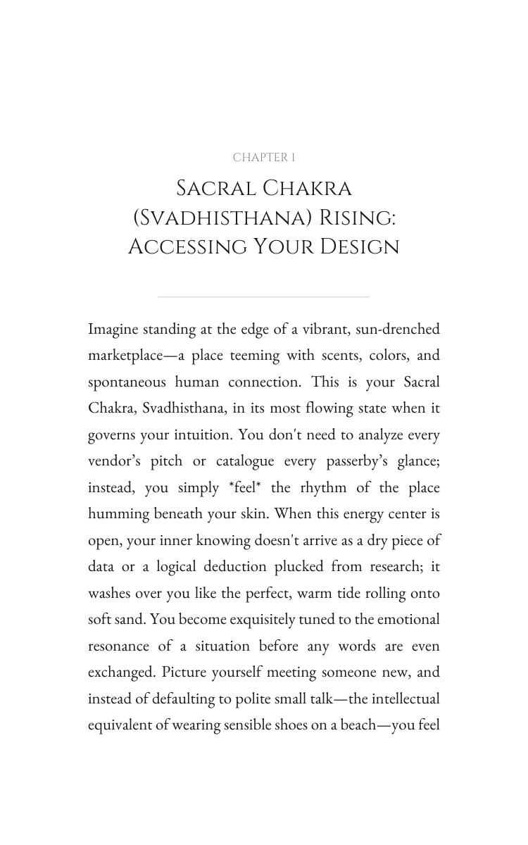 Mastering Intuition: Sacral Chakra (Svadhisthana) Way: Weaponize Your State interior preview
