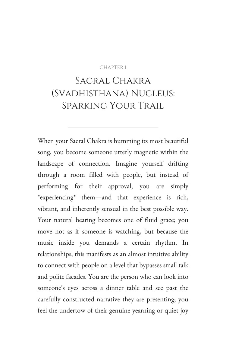 Relationships Guide for Sacral Chakra (Svadhisthana): Upgrade Your Field interior preview