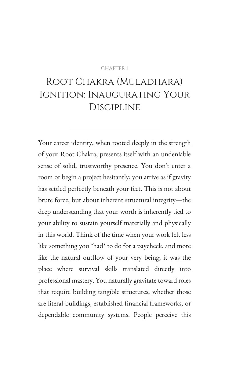 Root Chakra (Muladhara) Career Breakthrough: Your Soul Unleashed interior preview
