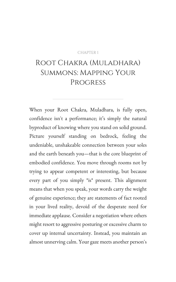 Root Chakra (Muladhara) Confidence Breakthrough Guide: Your Arc Manifested interior preview