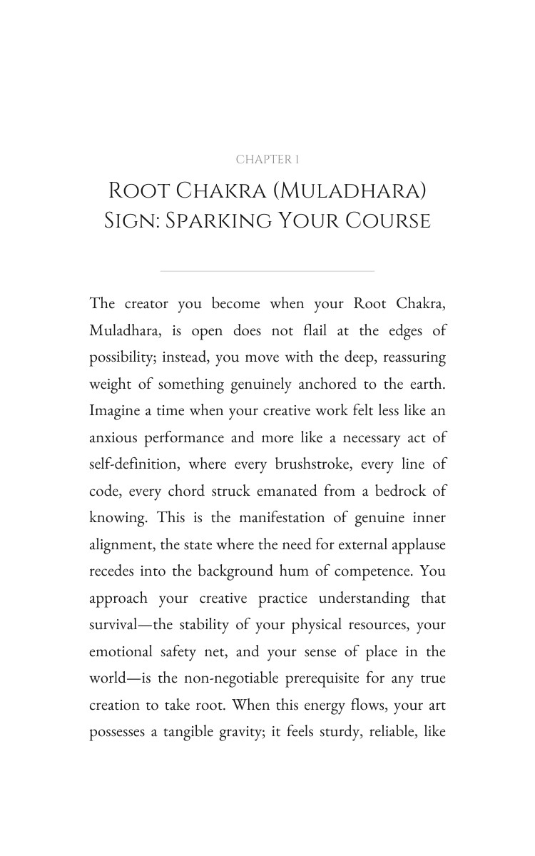 Root Chakra (Muladhara): Creative Clarity: Your Process Transcended interior preview