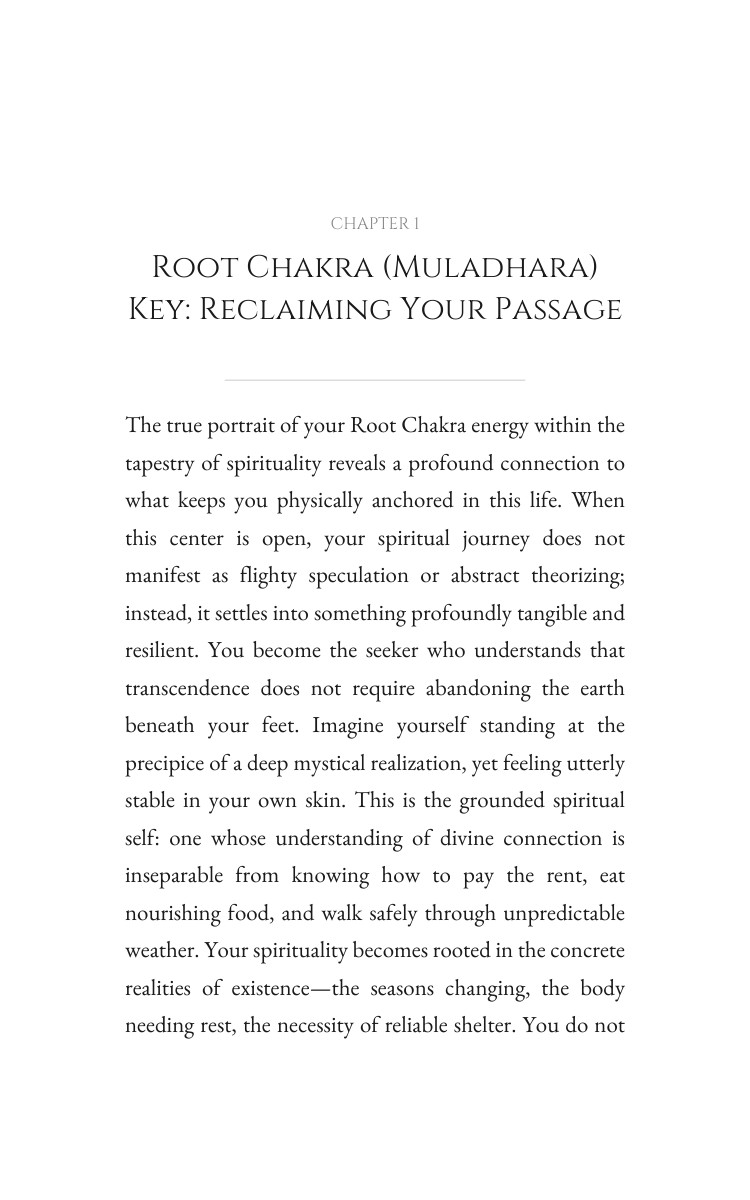 Root Chakra (Muladhara) Spirituality Success Guide: Your Existence Magnified interior preview