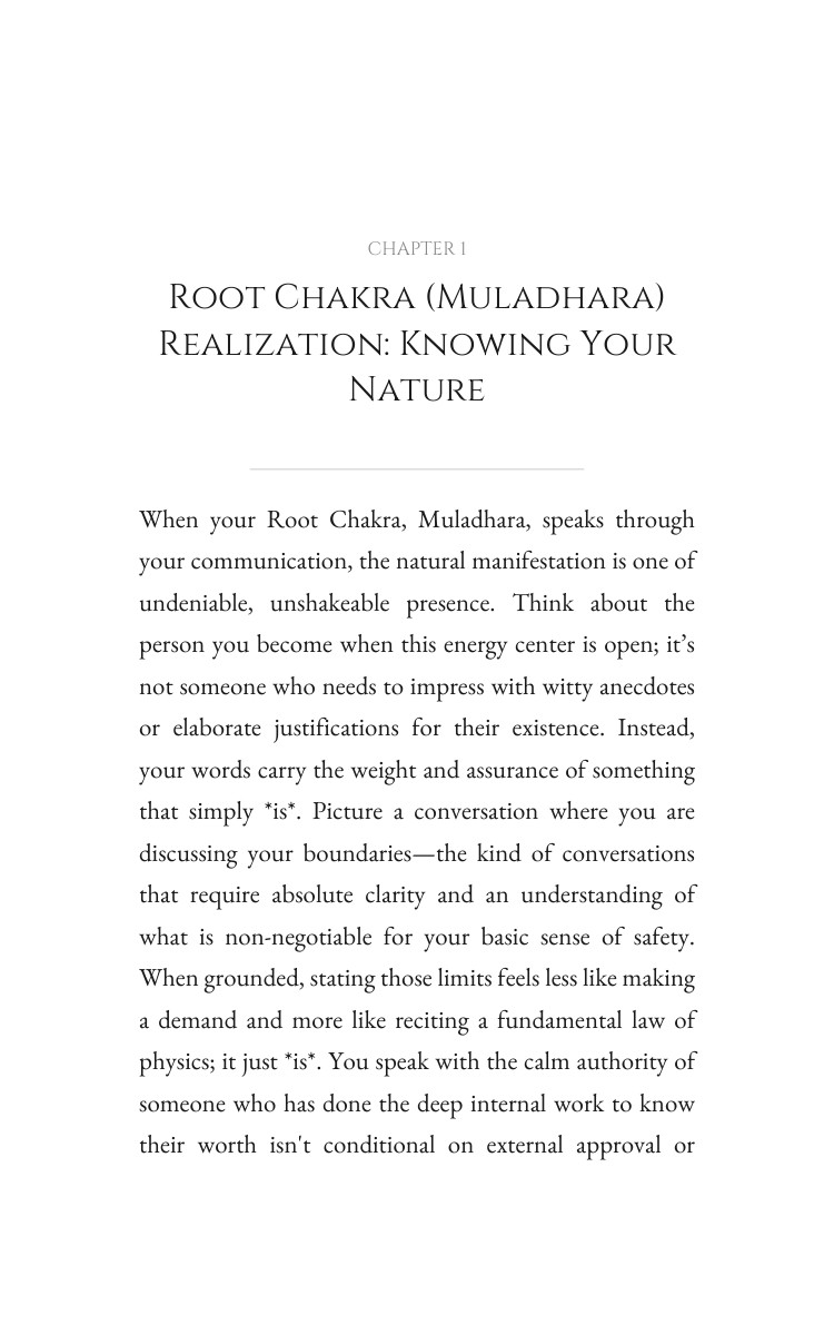 Root Chakra (Muladhara): Your Communication Mastery: Your Expression Decoded interior preview