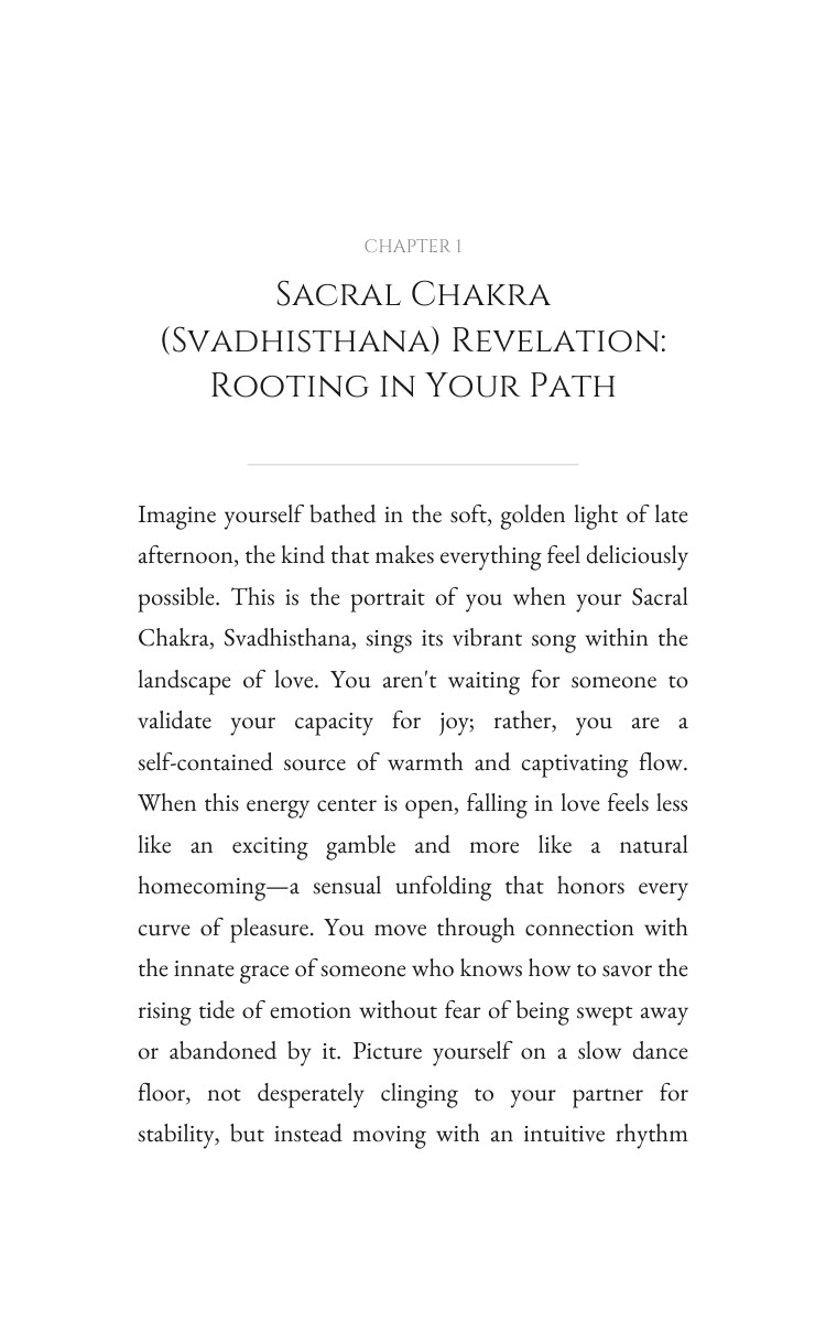 Sacral Chakra (Svadhisthana) Love Keystone: Fortify Your Calling interior preview