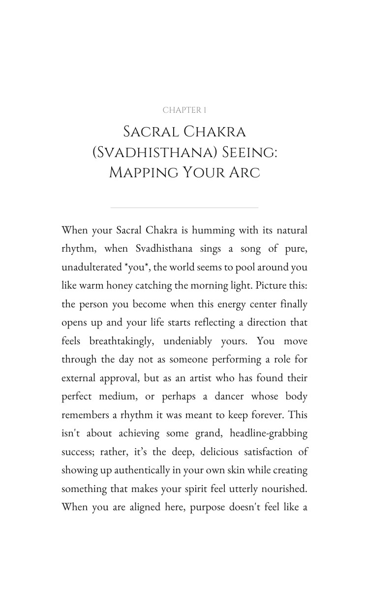 Sacral Chakra (Svadhisthana): Your Purpose Mastery: Discover Your Excellence interior preview