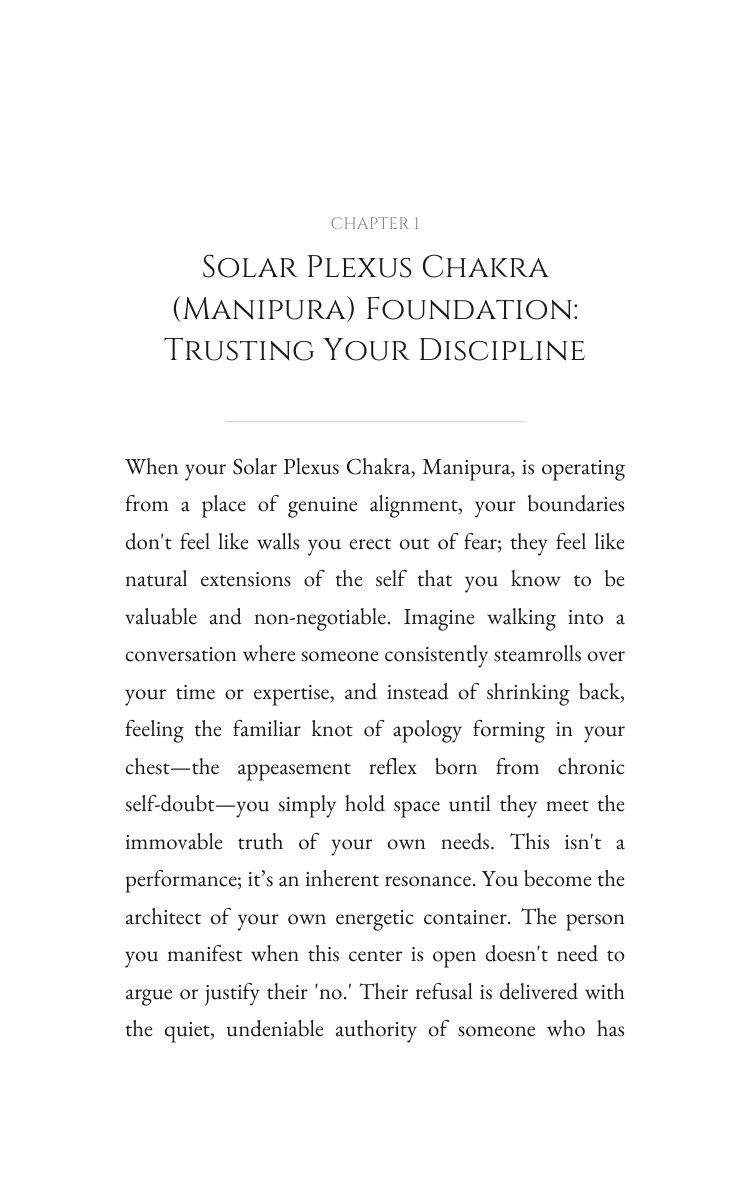 Solar Plexus Chakra (Manipura) Boundaries Decoded: Your Potential Transcended interior preview