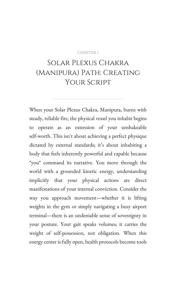 Solar Plexus Chakra (Manipura) Health Decoded: Your Energy Refined interior preview