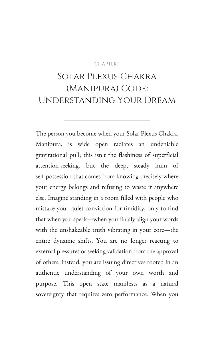 Solar Plexus Chakra (Manipura) Purpose Field Guide: Refine Your Narrative interior preview