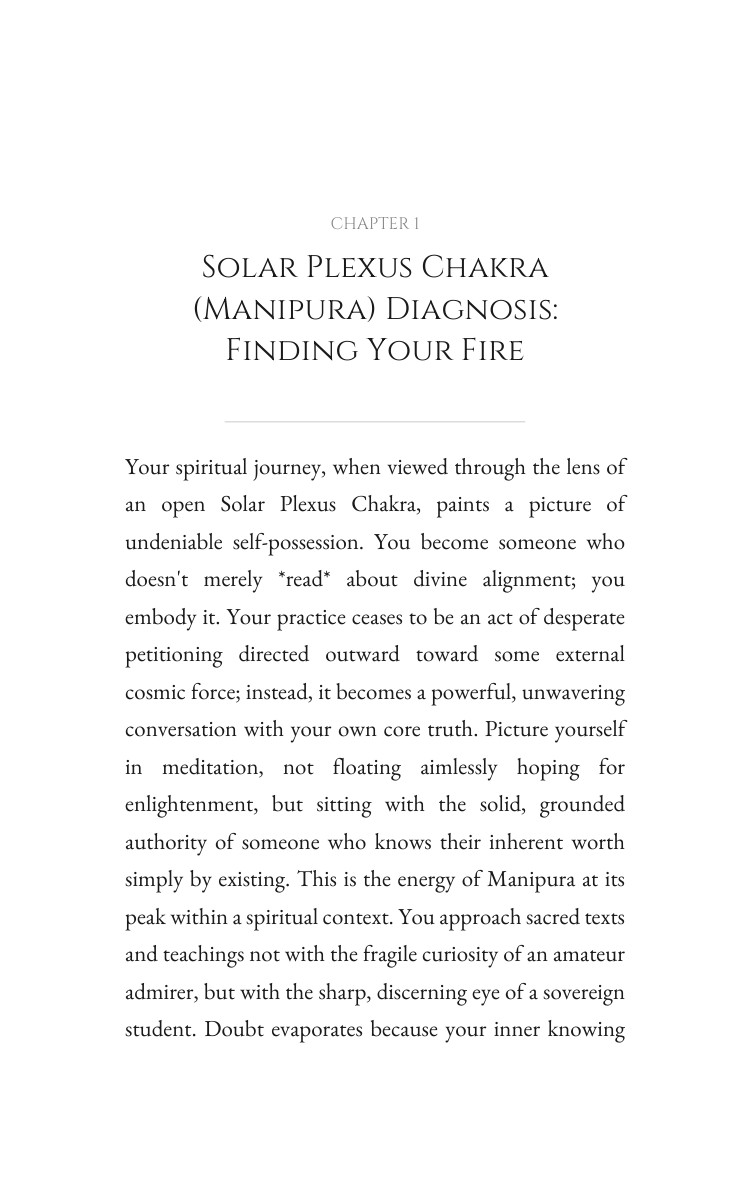 Spirituality Advantage: Solar Plexus Chakra (Manipura): Systematize Your Vitality interior preview