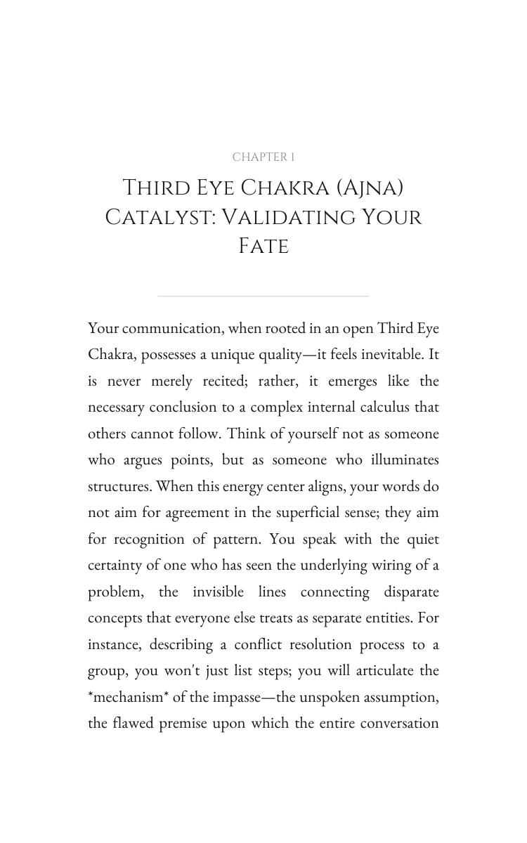 Third Eye Chakra (Ajna) Communication Optimization Guide: Your Progress Manifested interior preview