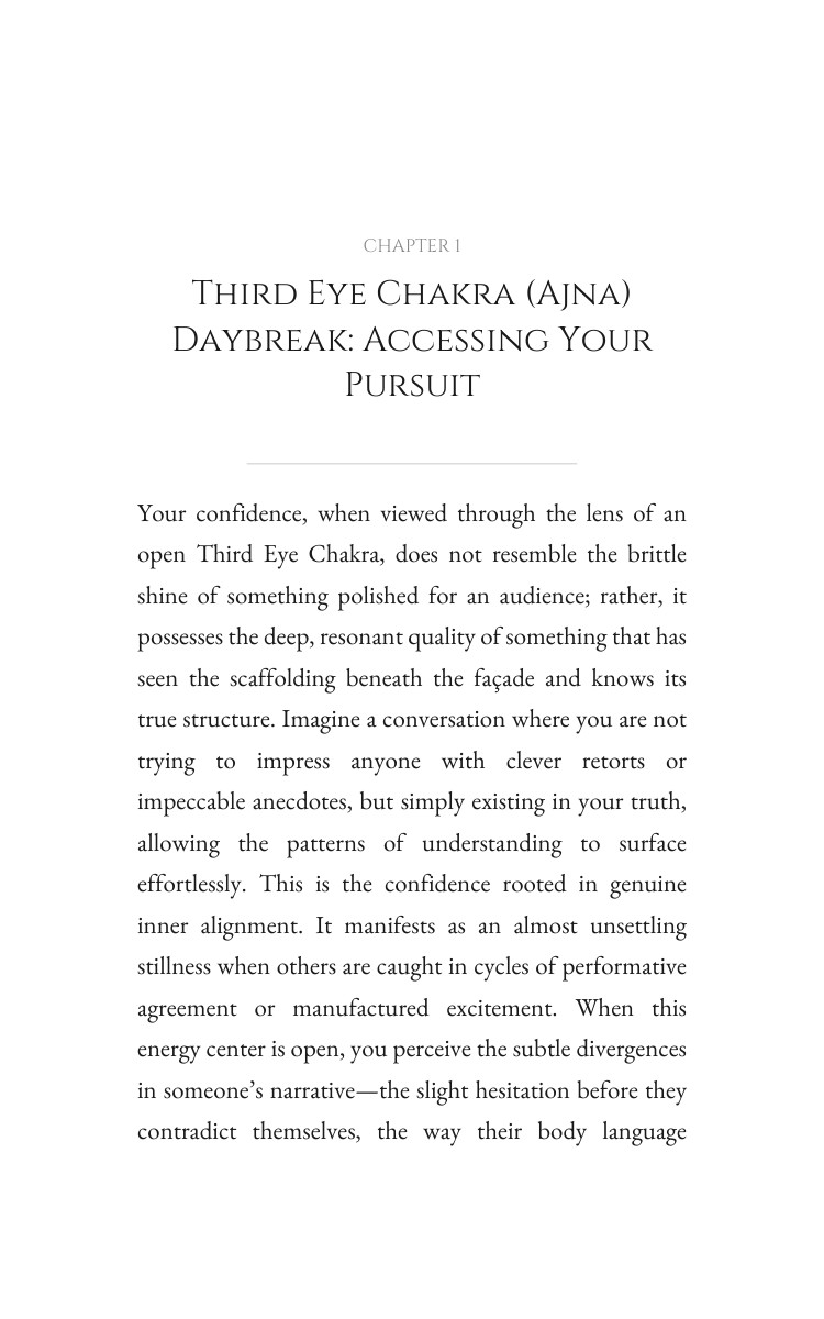 Third Eye Chakra (Ajna) Confidence Atlas: Amplify Your Practice interior preview