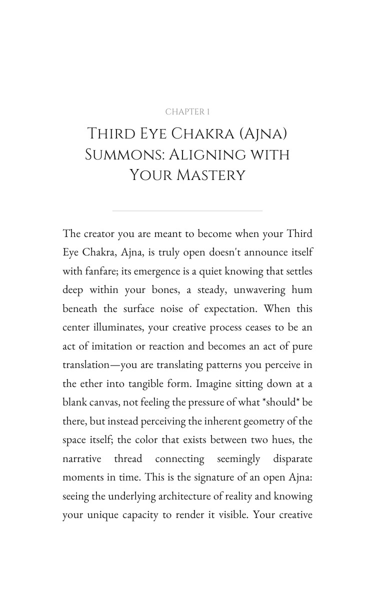 Third Eye Chakra (Ajna) Creative Guide: Organize Your Essence interior preview
