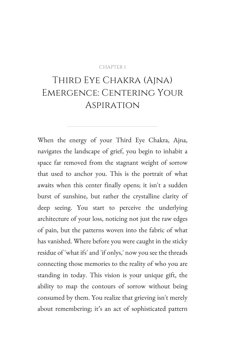 Third Eye Chakra (Ajna) Grief Accelerator: Your Hope Revolution interior preview
