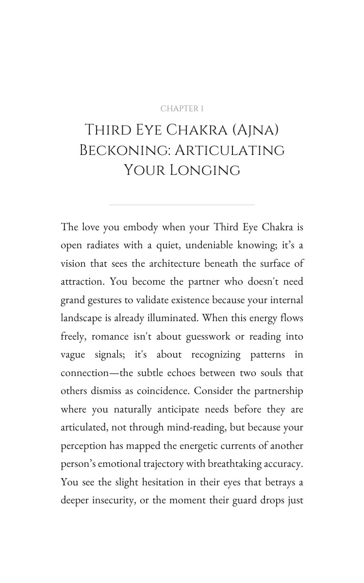 Third Eye Chakra (Ajna): Love Mastery Path: Your Story Mastery interior preview