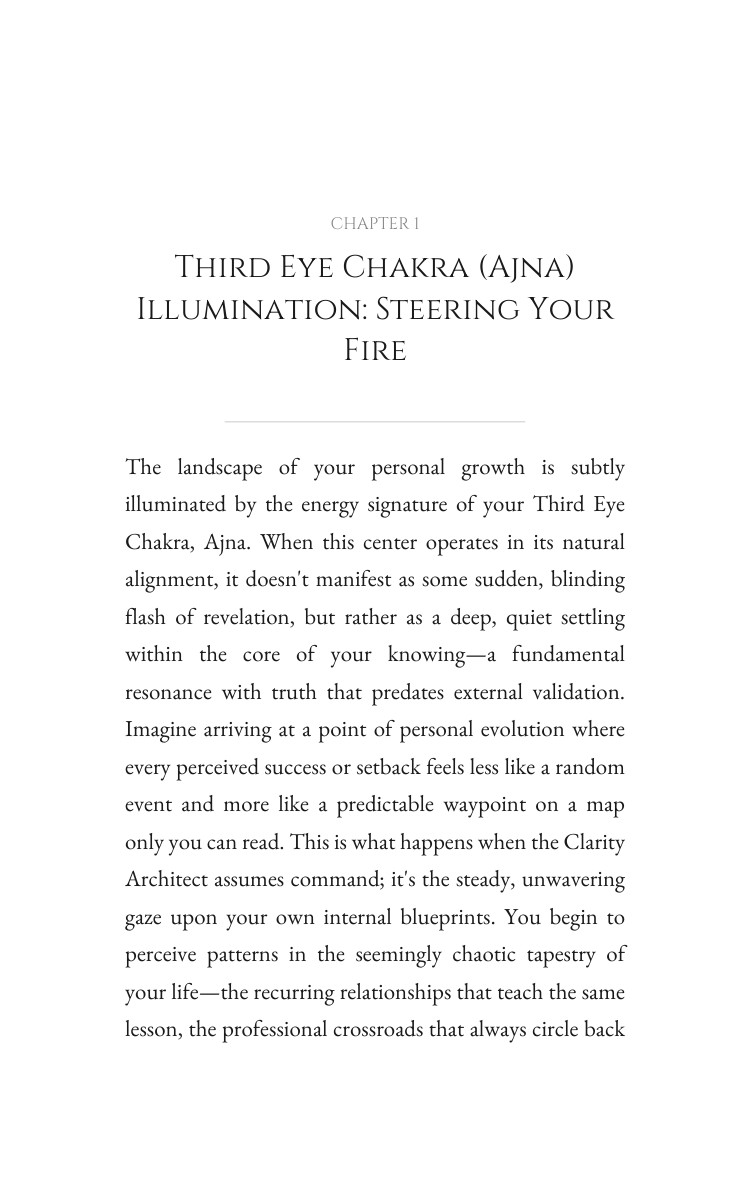 Third Eye Chakra (Ajna): Personal Growth Fulfillment: Architect Your Evolution interior preview