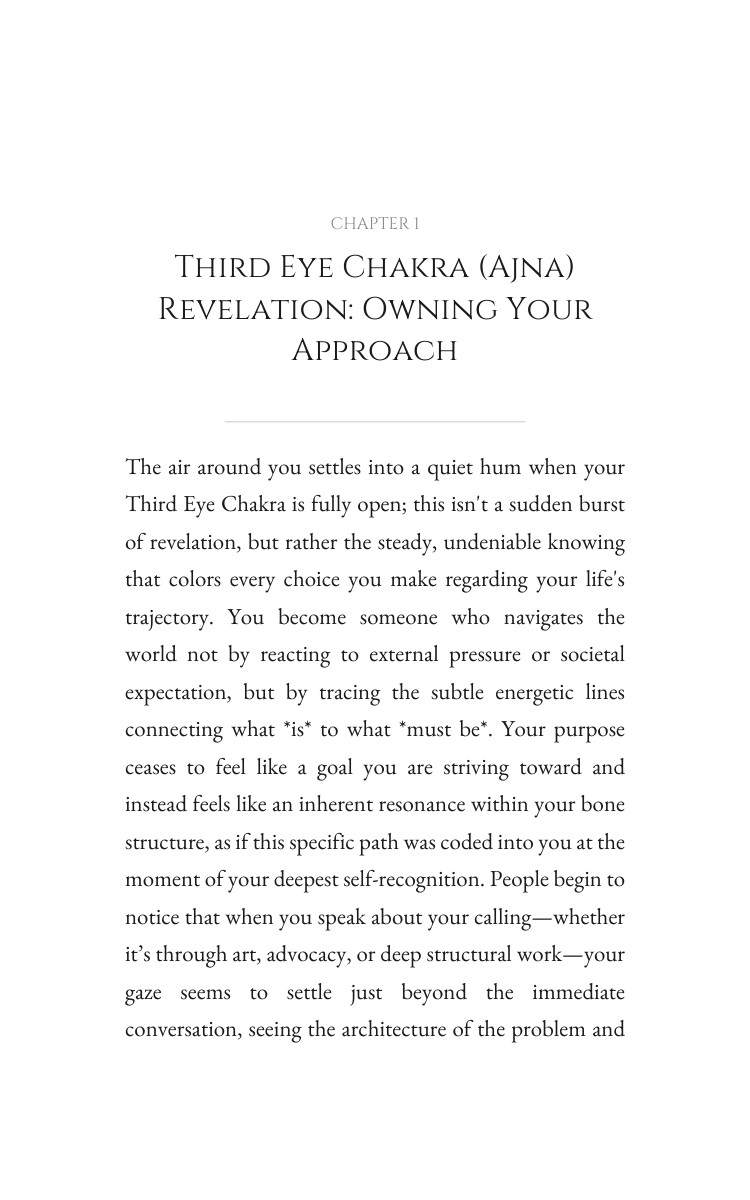 Third Eye Chakra (Ajna): Purpose Blueprint: Target Your Path interior preview