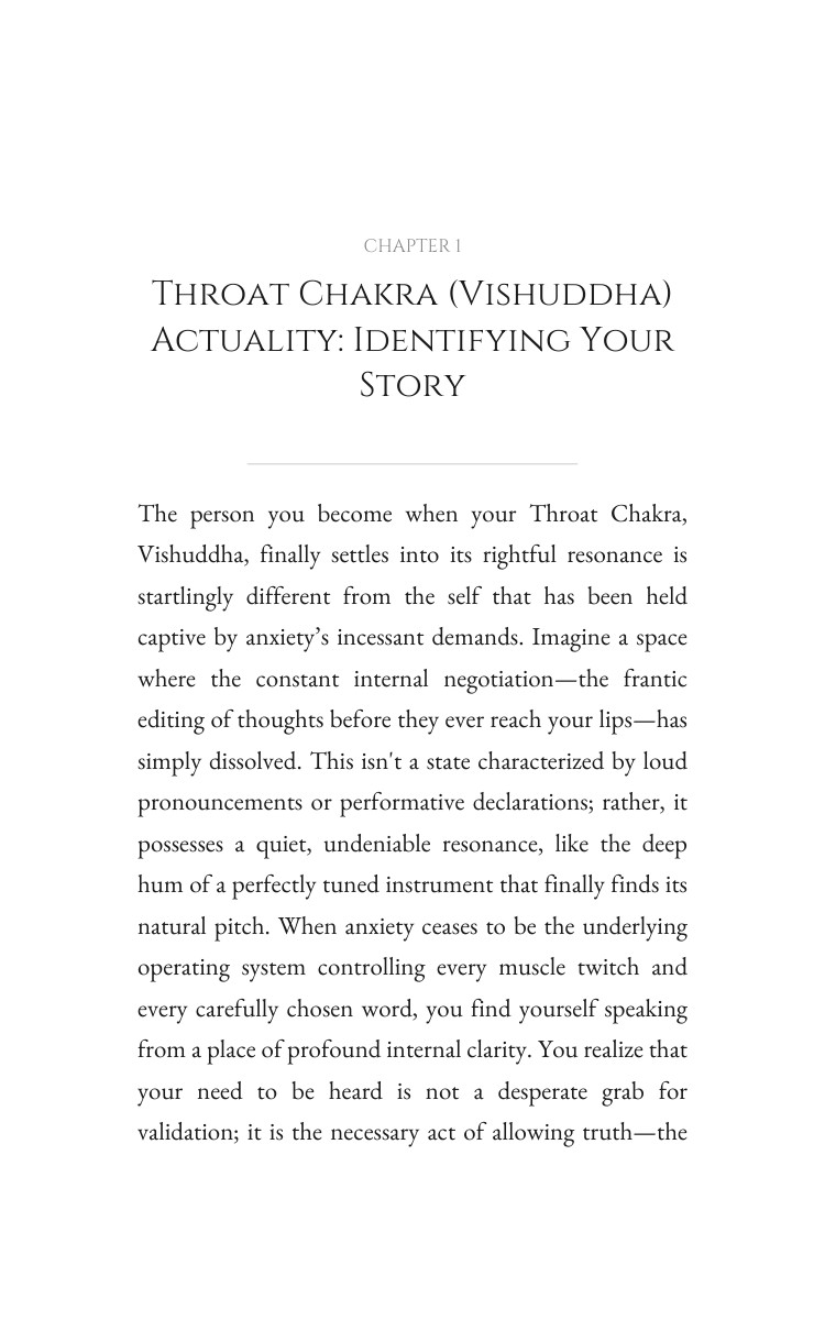 Throat Chakra (Vishuddha) Anxiety Elevation: Build Your Core interior preview