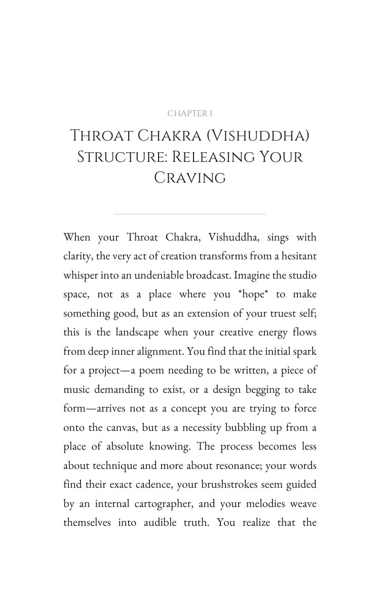 Throat Chakra (Vishuddha) Creative Handbook: Your Design Crystallized interior preview