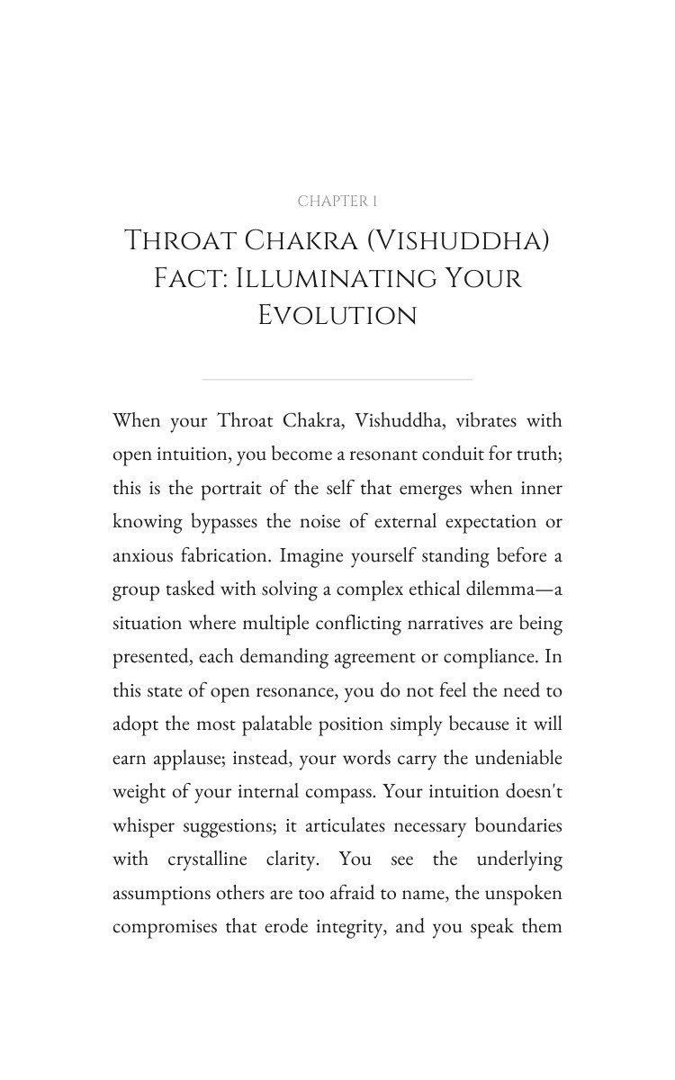 Throat Chakra (Vishuddha): Intuition Realization: Multiply Your Being interior preview