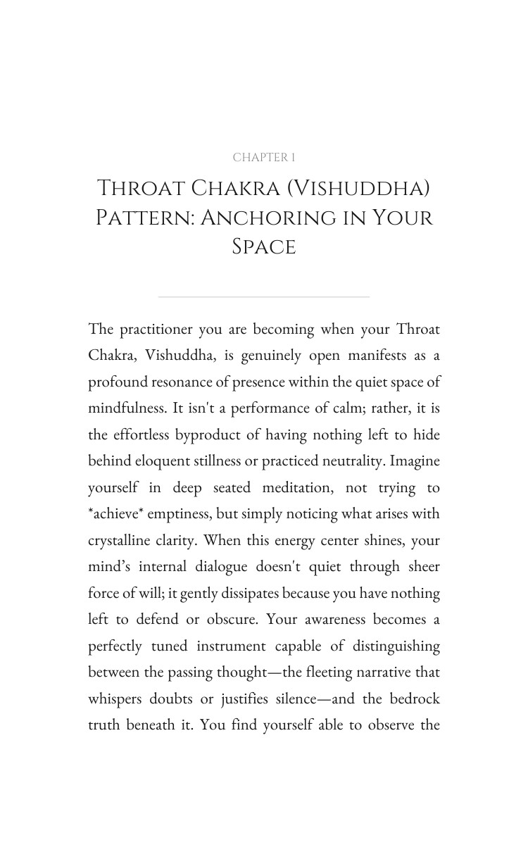 Throat Chakra (Vishuddha) Mindfulness: Complete Edition: Your Rise Evolved interior preview